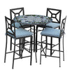 Royal Hummingbird 42d Hight Dining w Milano Bar Chairs BK SPA