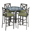 Royal Hummingbird 42d Hight Dining w Milano Bar Chairs ESP CIL