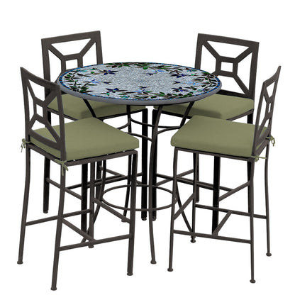 
                  Royal Hummingbird 42d Hight Dining w Milano Bar Chairs ESP CIL - Image 2
                