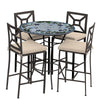 Royal Hummingbird 42d Hight Dining w Milano Bar Chairs ESP HB