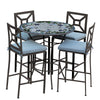 Royal Hummingbird 42d Hight Dining w Milano Bar Chairs ESP SPA