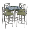 Royal Hummingbird 42d Hight Dining w Milano Bar Chairs PEW CIL