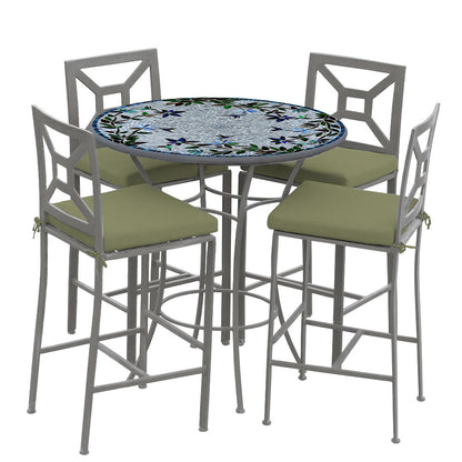 
                  Royal Hummingbird 42d Hight Dining w Milano Bar Chairs PEW CIL - Image 32
                