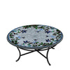 Royal Hummingbird Round Coffee Table Black Frame