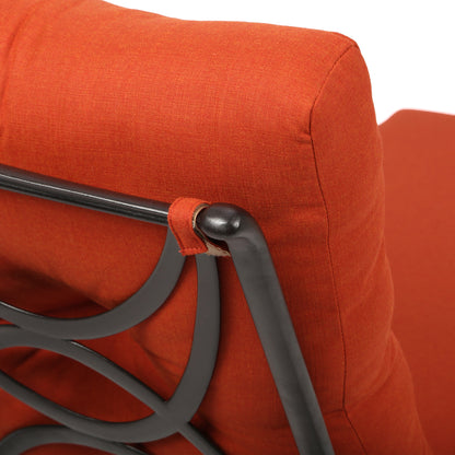 
                  Santa Barbara Chaise Lounge Burnt Orange Detail - Image 4
                