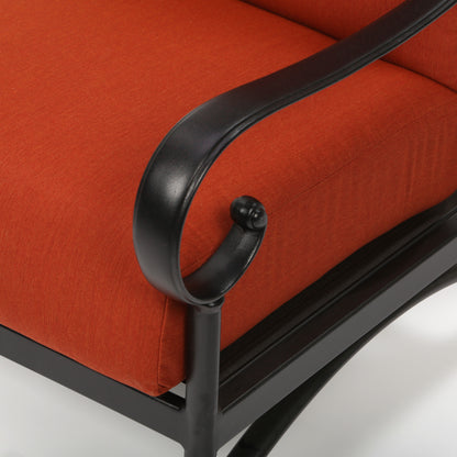 
                  Santa Barbara Club Chair Canvas Brick Fabric Detail - Image 6
                