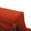 Santa Barbara Loveseat Canvas Brick Fabric Detail