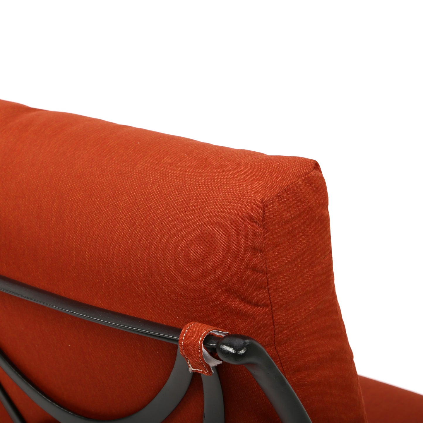 Santa Barbara Loveseat Canvas Brick Fabric Detail, image 6