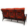 Santa Barbara Sofa Burnt Orange Back