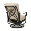 Santa Barbara Swivel Rocker Club Chair Pistachio Shell Back