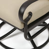 Santa Barbara Swivel Rocker Dining Chair Pistachio Shell Detail