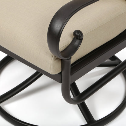 
                  Santa Barbara Swivel Rocker Dining Chair Pistachio Shell Detail - Image 8
                
