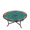 Sardinia Round Coffee Table Espresso Frame