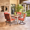 Sedona 5 Piece Dining Set Canvas Terracotta Fabric Environmental