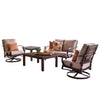 Sedona 5 Piece Loveseat Set Cast Ash Fabric