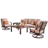 Sedona 5 Piece Sofa Set Cast Ash Fabric