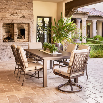 
                  Sedona 7 Piece Dining Set Cast Ash Fabric Environmental - Image 10
                