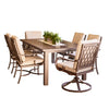 Sedona 7 Piece Dining Set Cast Ash Fabric