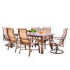 Sedona 7 Piece Sling High Back Dining Set