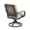 Sedona Swivel Rocker Dining Chair Cast Ash Fabric Back