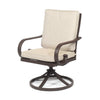 Sedona Swivel Rocker Dining Chair Cast Ash Fabric