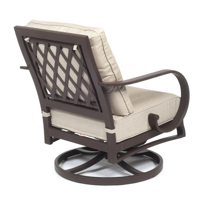 
                  Sedona Swivel Rocker Lounge Chair Cast Ash Fabric Back - Image 6
                