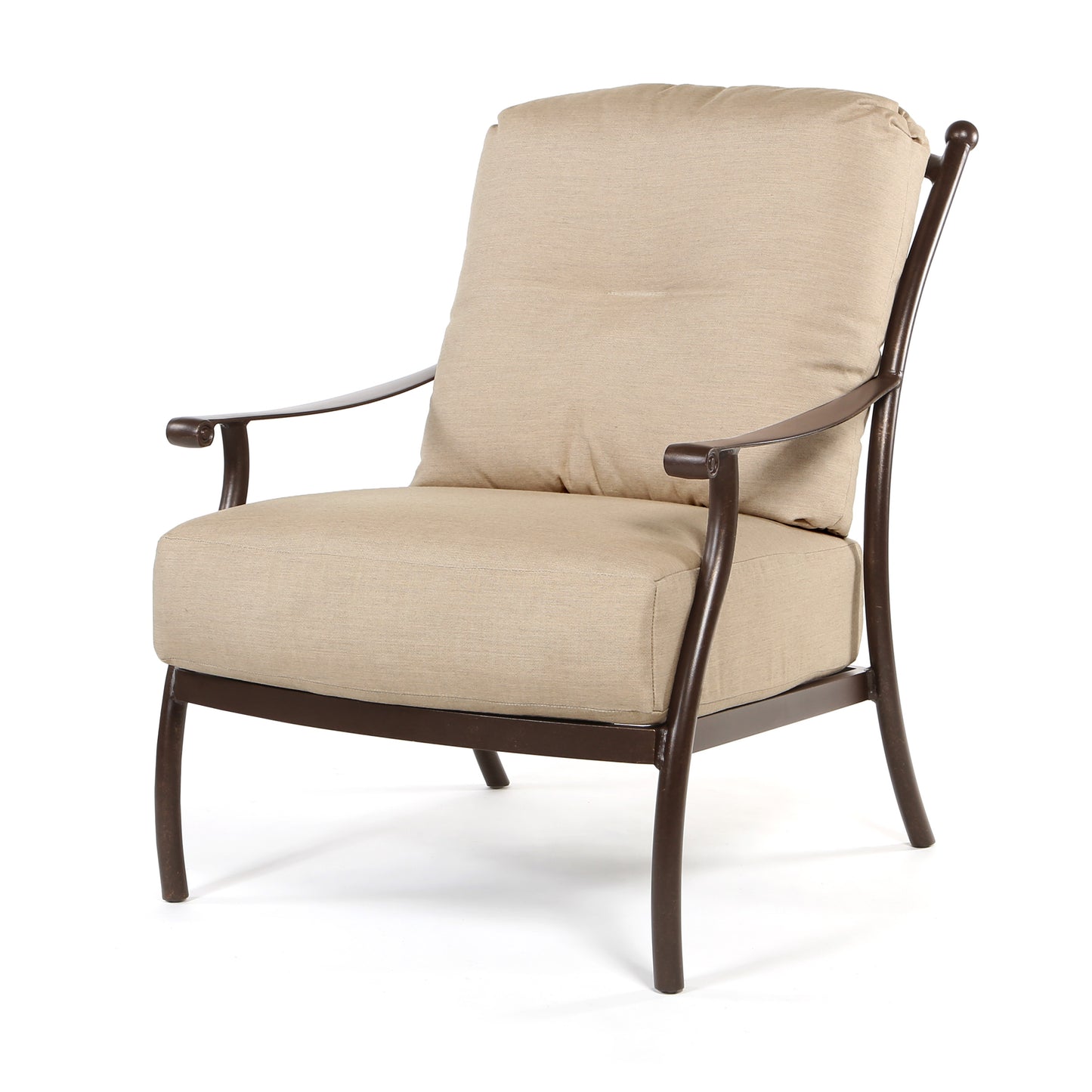 Seville Lounge Chair Asgard Walnut Fabric, image 1