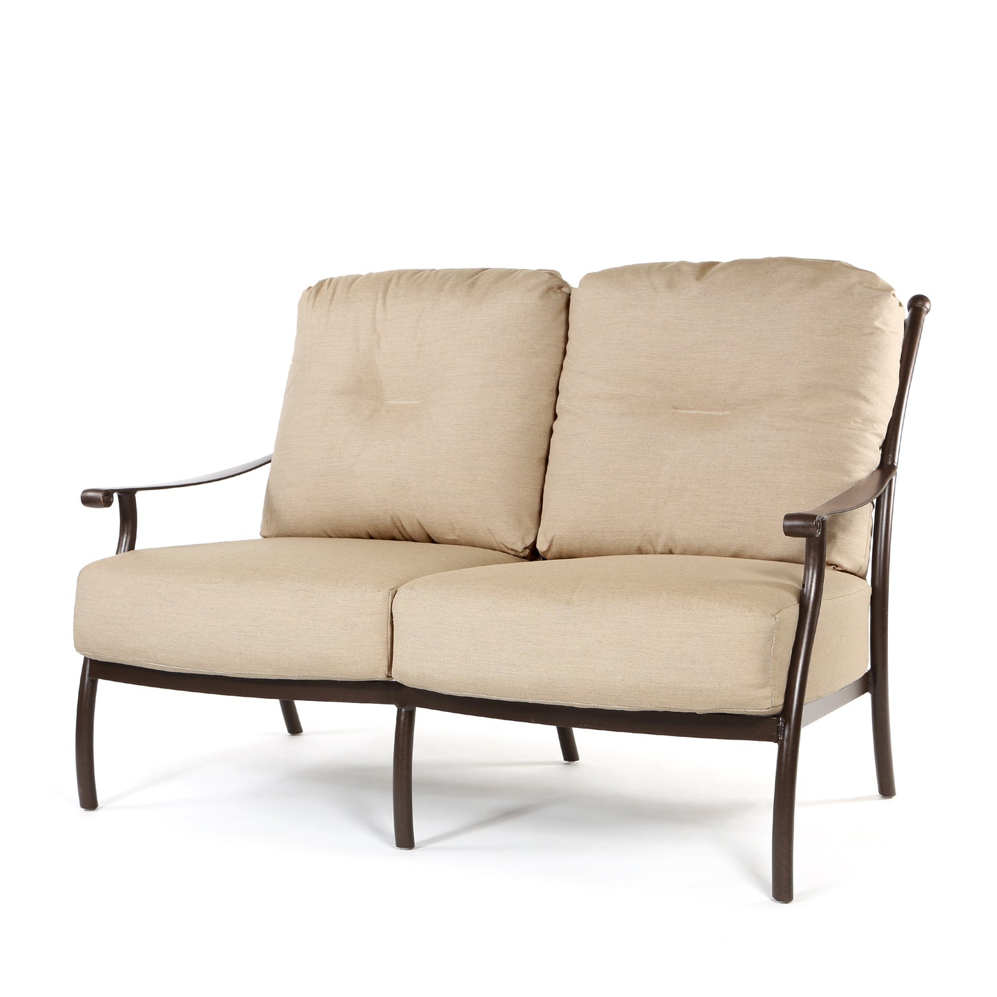 Seville Loveseat Asgard Walnut Fabric, image 1