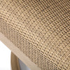 Siena Swivel Rocker Club Chair Barley Weave Detail