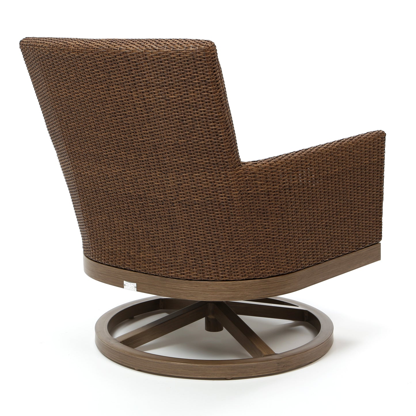 Siena Swivel Rocker Club Chair Cedar Weave Back, image 11