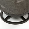 Siena Swivel Rocker Club Chair Fog Weave Detail