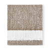 Sunbrella Crosshatch Throw Latte Folded