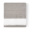 Sunbrella Herringbone Throw Ashe Folded