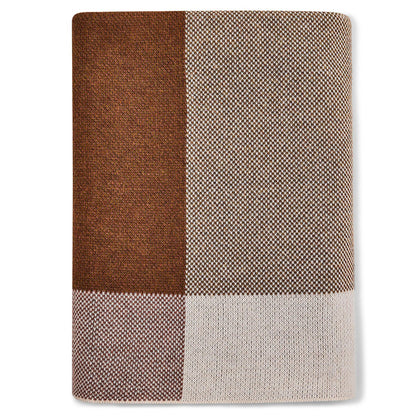 
                  Sunbrella Signature Throw Estate Plaid Terrazzo Folded - Image 3
                