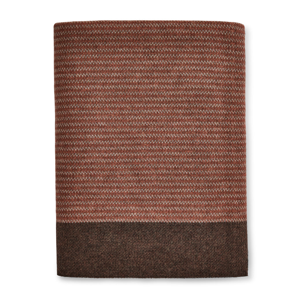 Sunbrella Signature Throw Terrace Edge Desert Folded