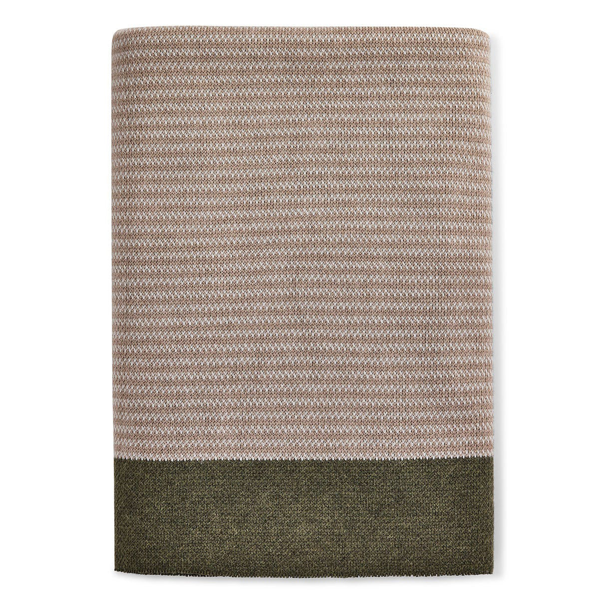 Sunbrella Signature Throw Terrace Edge Fern Folded 2, image 2