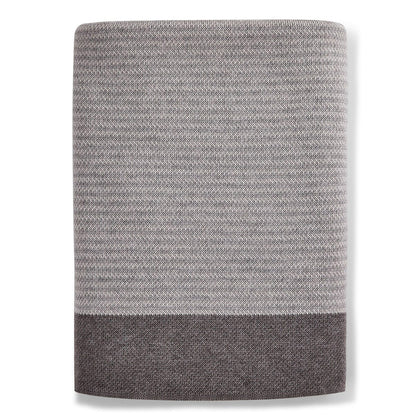 
                  Sunbrella Signature Throw Terrace Edge Fog Folded - Image 3
                