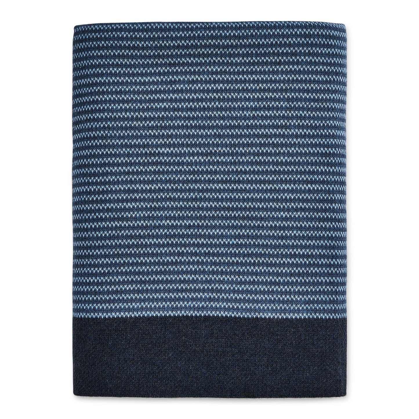 Sunbrella Signature Throw Terrace Edge Heron Folded 2, image 4