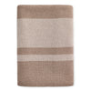 Sunbrella Signature Throw Veranda Stripe Driftwood Folded 2