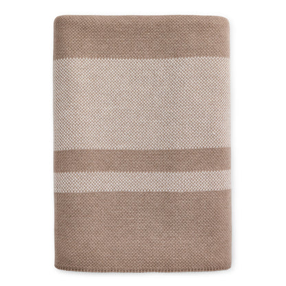 
                  Sunbrella Signature Throw Veranda Stripe Driftwood Folded 2 - Image 2
                