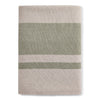 Sunbrella Signature Throw Veranda Stripe Sage Folded 2