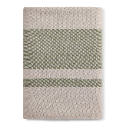 
                  Sunbrella Signature Throw Veranda Stripe Sage Folded 2 - Image 3
                