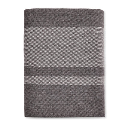 
                  Sunbrella Signature Throw Veranda Stripe Stone Folded 2 - Image 4
                