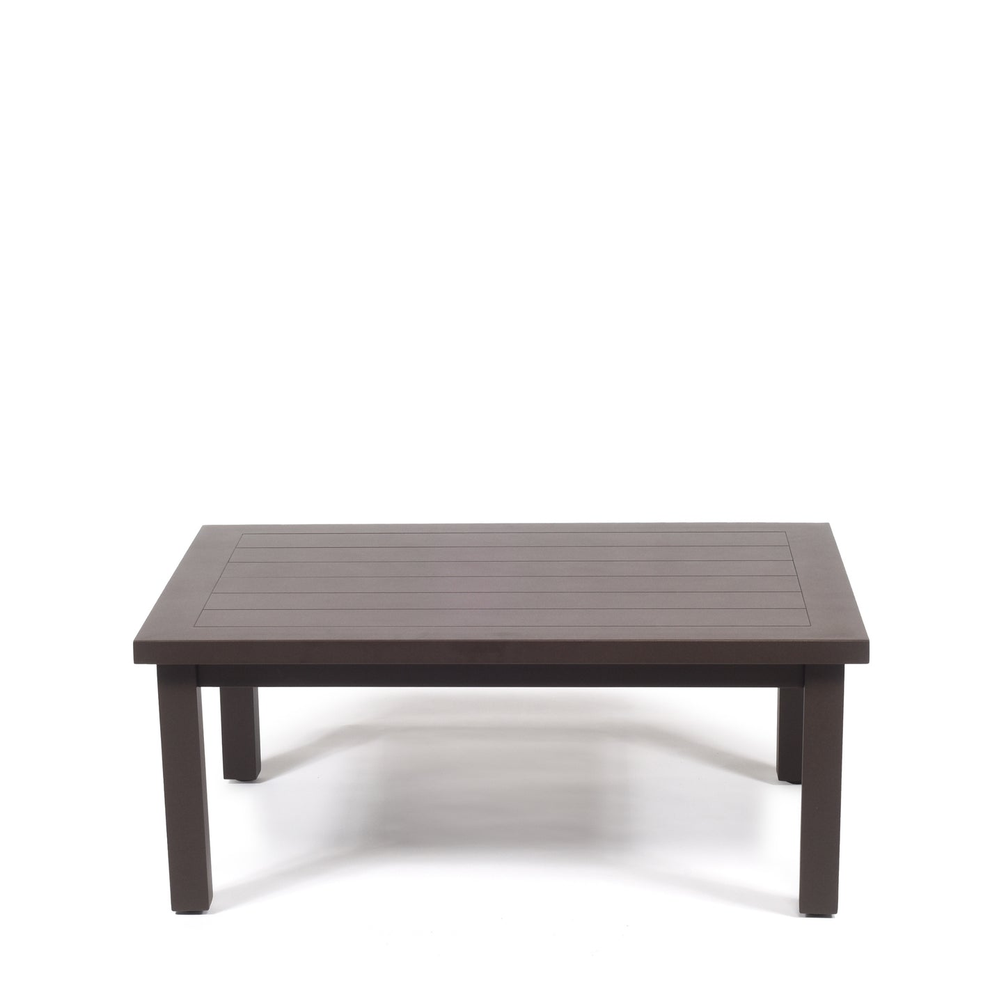 Sunvilla Barlow 44x32 Slat Top Coffee Table Front, image 2