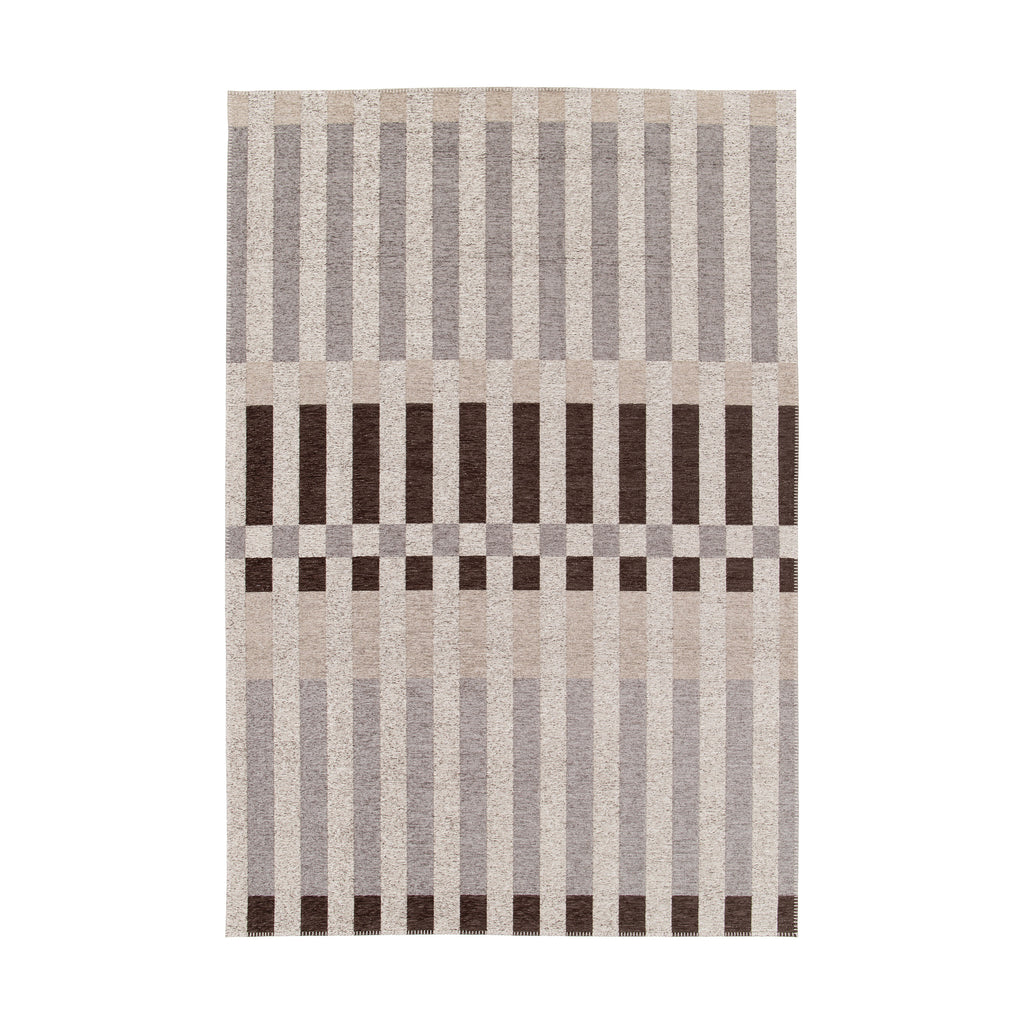 Trellis Stone Grey 5'3" x 7'4" Area Rug