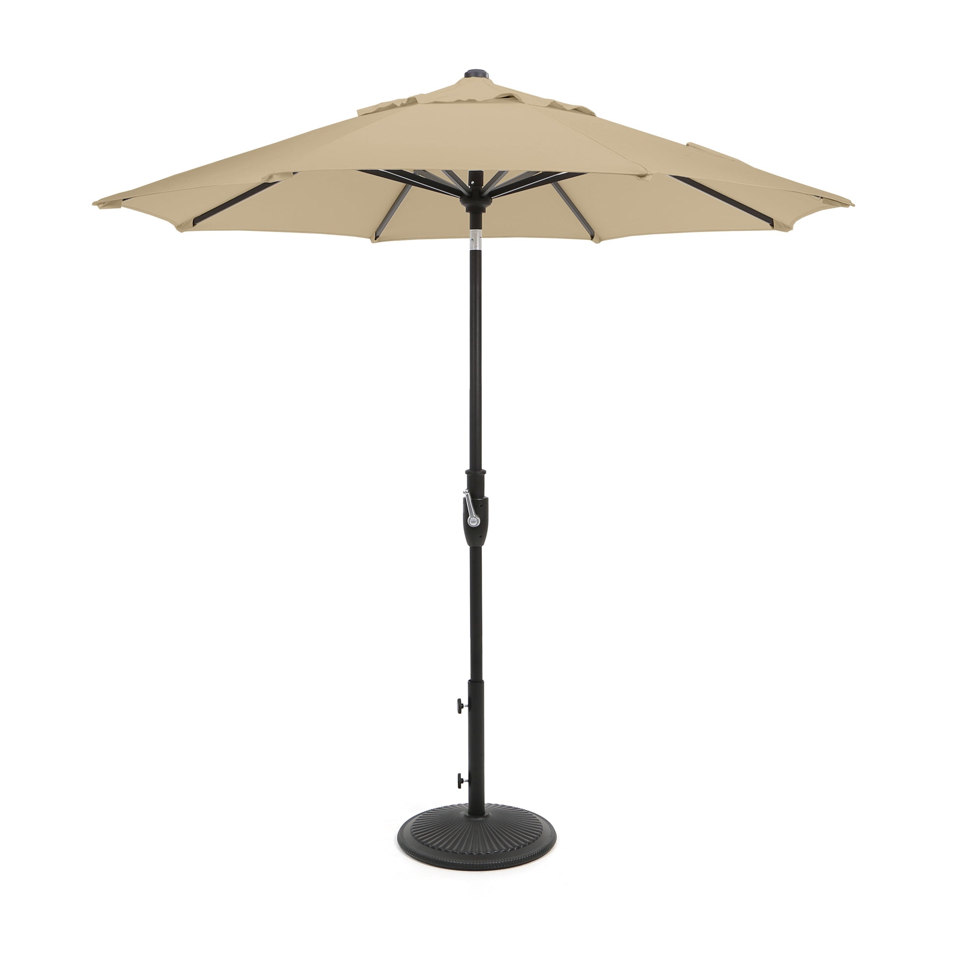 garden treasures speckled beige patio umbrella base 7.5' Market Umbrella Glide Tilt