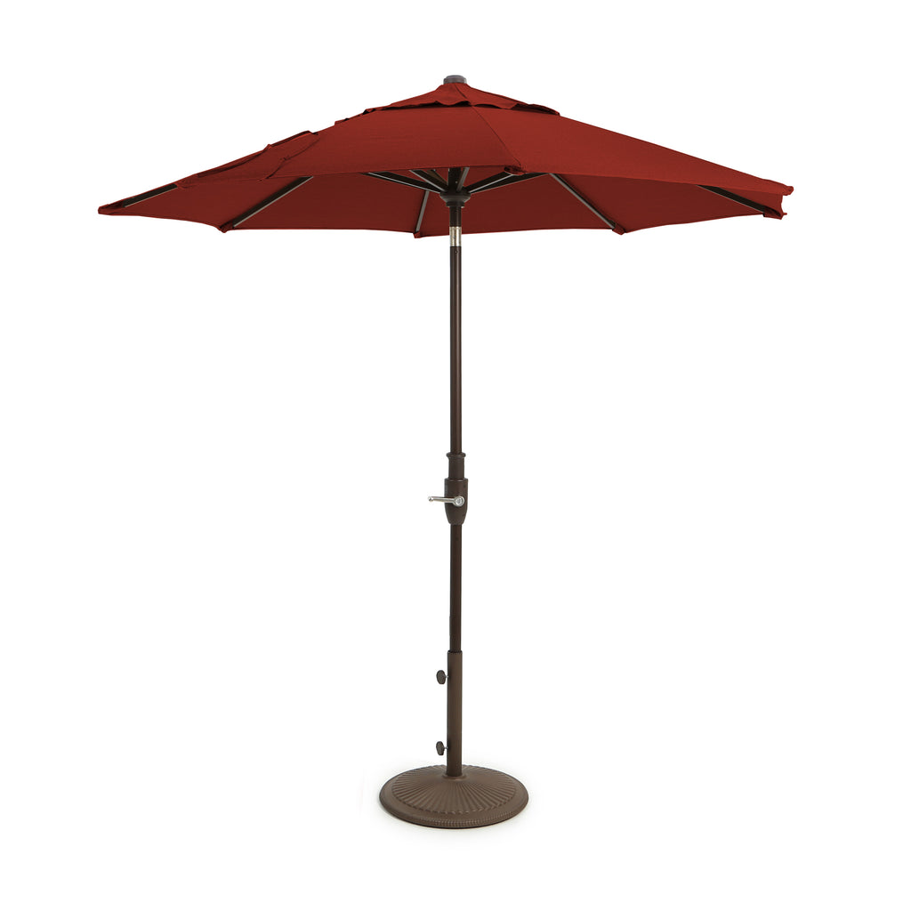 Treasure Garden 7 Half Foot Market Umbrella Glide Tilt Henna