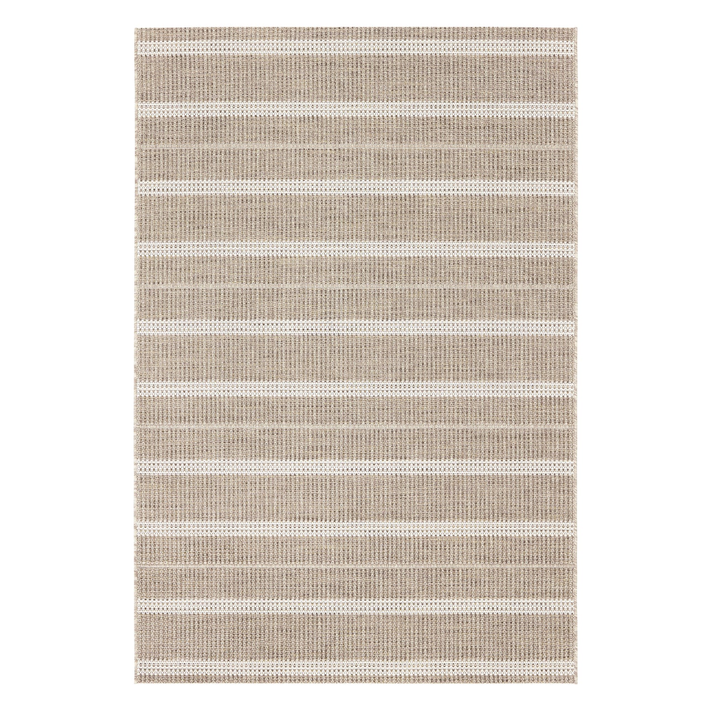 Treasure Garden 7x10 Sand Dune Textured Beige Area Rug, image 1