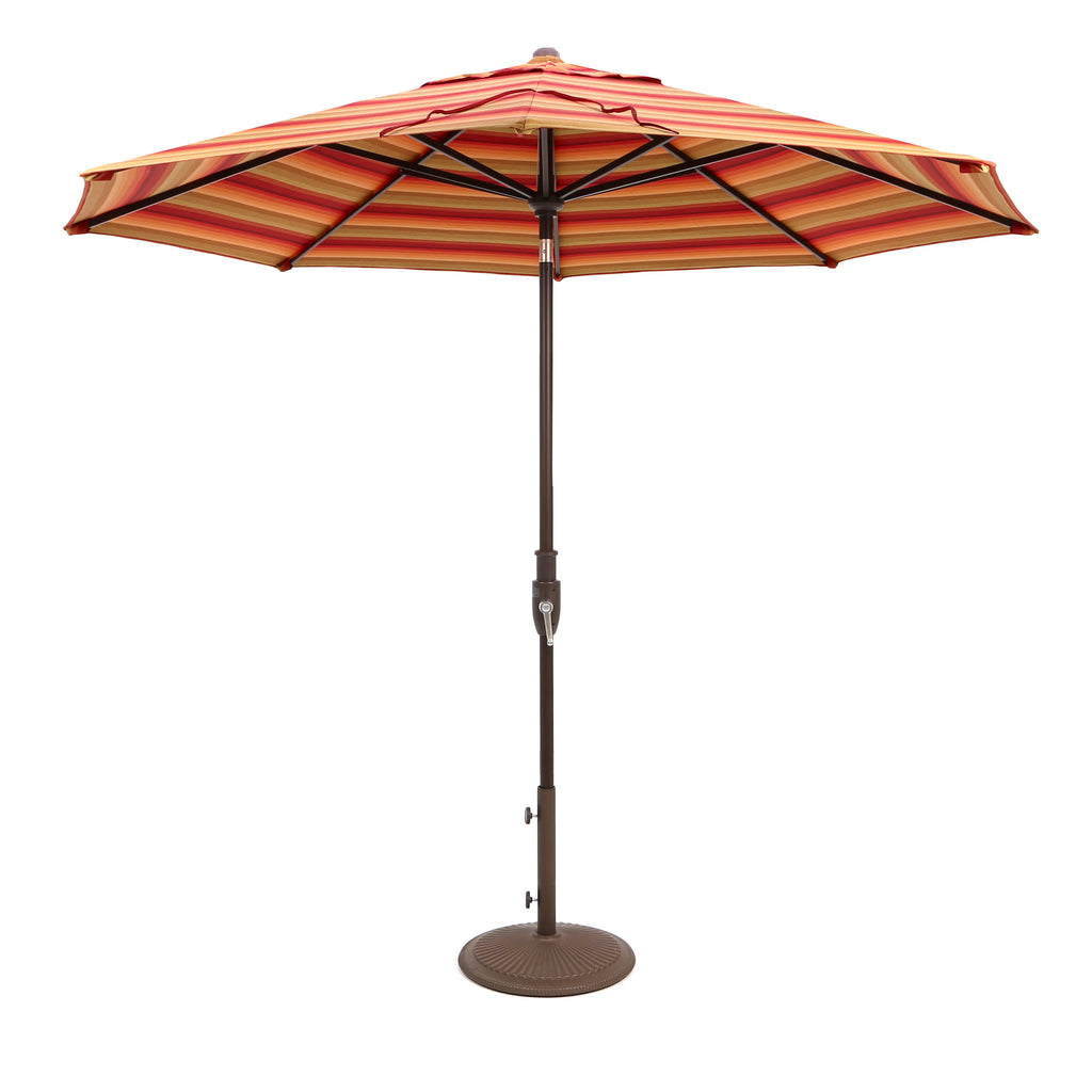 Treasure Garden 9 Foot Market Umbrella Glide Tilt Astoria Sunset