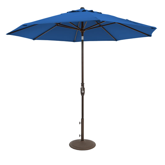 Treasure Garden 9 Foot Market Umbrella Glide Tilt Cobalt